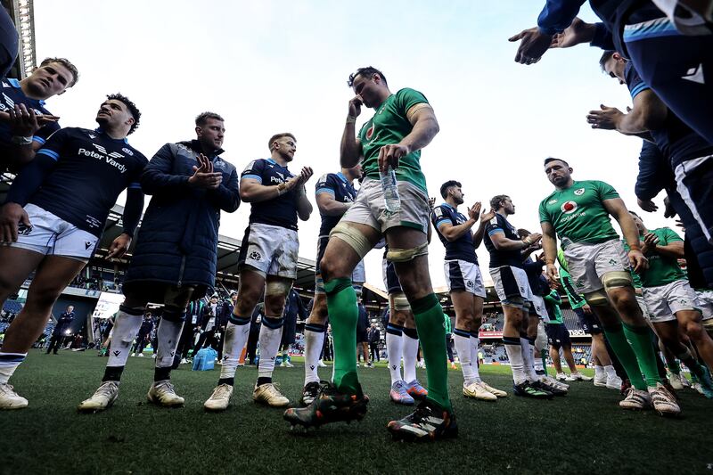 James Ryan played every minute of Ireland's Six Nations campaign and scored two tries. Photograph: Billy Stickland/Inpho