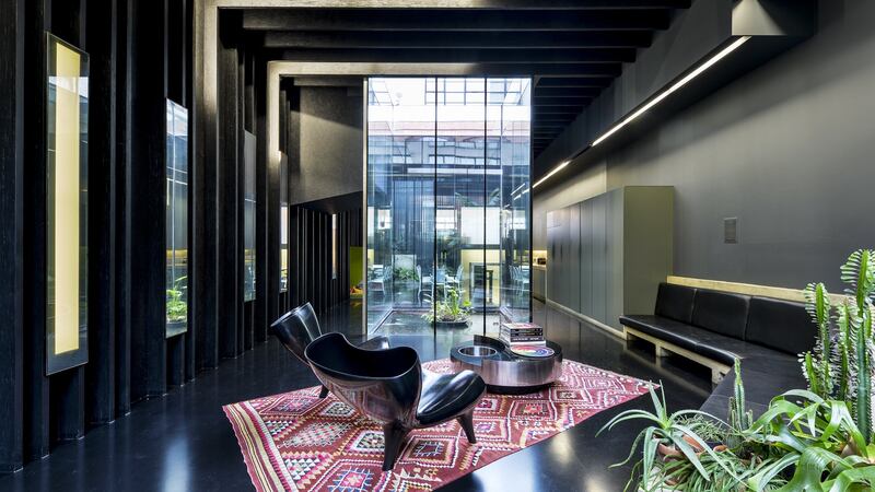 David Adjaye’s black walled jewel box, Lost House, in Kings Cross, which is asking £6.5million
