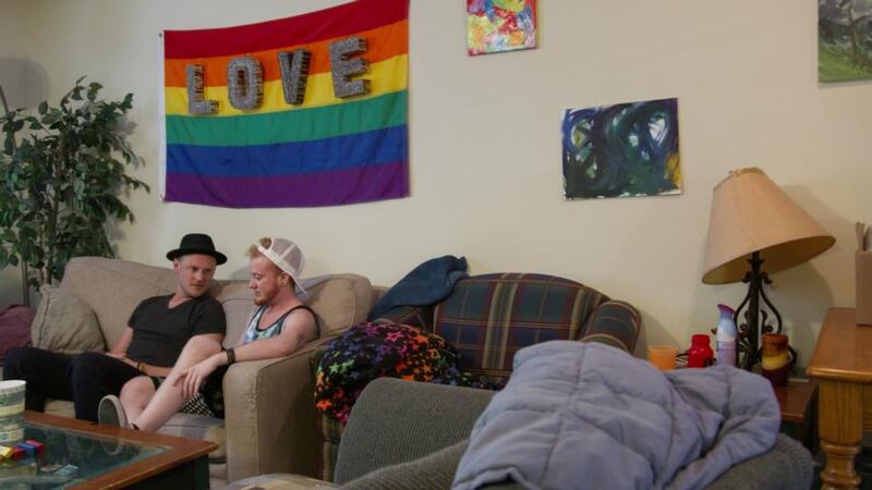 Queer Eue: Bobby Berk with Skyler. Photograph courtesy of Netflix