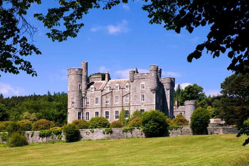 Castlewellan Castle, Castlewellan Forest Park, beside the market town of Castlewellan, Co Down, Northern Ireland.