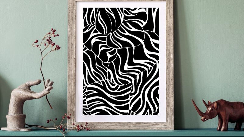 Tigris B, a print by Ruth Gunning