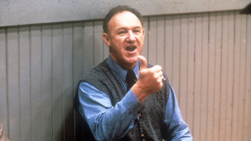 Gene Hackman Hackman was 56 years old when Hoosiers was filmed.