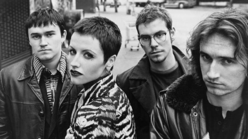 The Cranberries: Mike Hogan, Dolores O'Riordan, Fergal Lawler and Noel Hogan