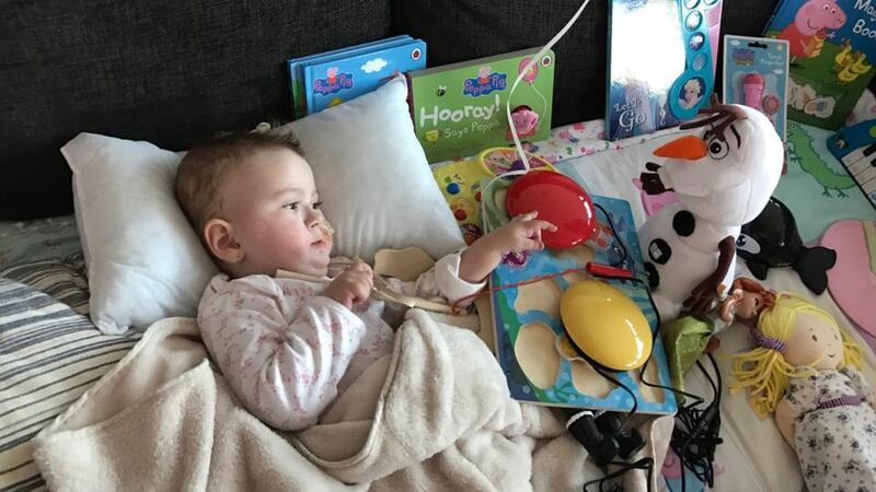 Nellie Lannen was diagnosed with SMA1 when she was seven months old.