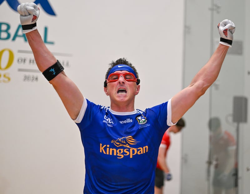 Cavan's Paul Brady celebrates his win. Photograph: Stephen Marken