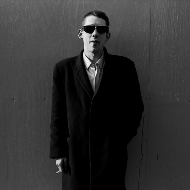 The Pogues: Shane MacGowan on Camden Road in London in 1987. Photograph: David Corio/Redferns/Getty
