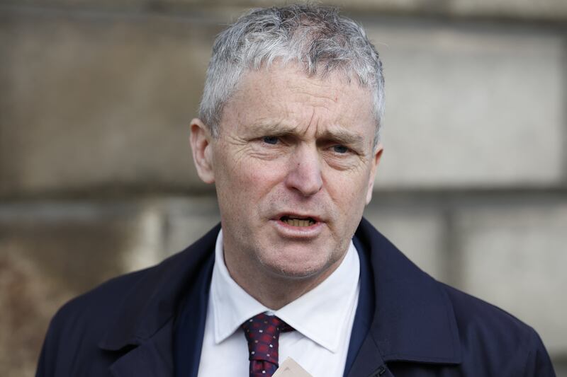 Sinn Féin TD Pa Daly used his Irish to great effect in the Dáil. Photograph: Nick Bradshaw