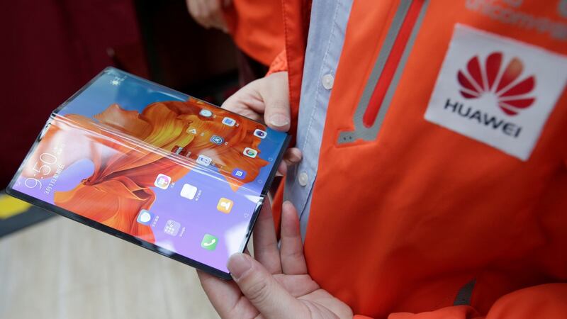The new Huawei Mate X smartphone costs more than €2,000, which may be a little too rich for the average consumer’s blood. Photograph: Jason Lee/Reuters