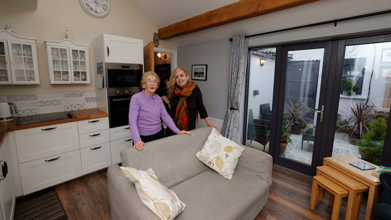 Tess Cuff with her daughter Moira. Photograph: Alan Betson