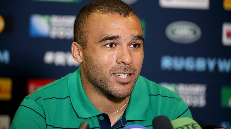 Simon Zebo: “I’m prepared to play anywhere. I’d play flyhalf if I had to go in there. I am ready.” Photograph: Dan Sheridan/Inpho