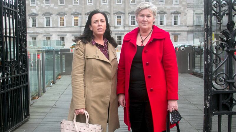 Honor Murphy and Karina Molloy, members of the Women of Honour group founded in 2021. Photograph: Gareth Chaney/Collins