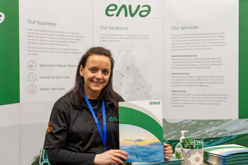 Erin Hooban from Enva at the Laois jobs fair