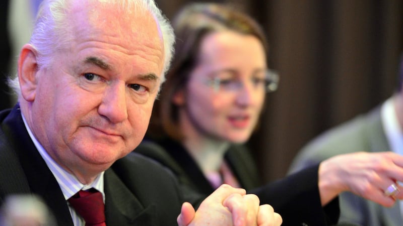 Indaver Ireland managing director John Ahern at a Bord Pleanála oral hearing for an incinerator in Ringaskiddy. Photograph: Michael Mac Sweeney/Provision
