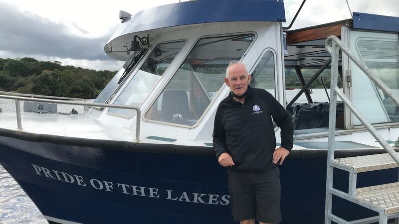 Johnny Byrnes, skipper of the Pride of the Lakes water bus Killarney lake tours on Lough Lein.