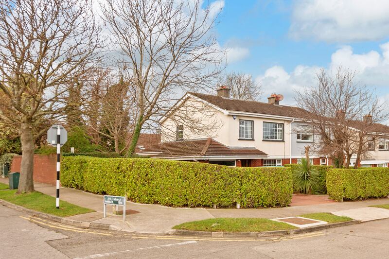 This corner house in Rathfarnham has a southerly aspect 