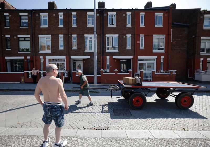 Padser has been living in Ballyfermot and has been stabling in Smithfield, Dublin. Photograph: Nick Bradshaw