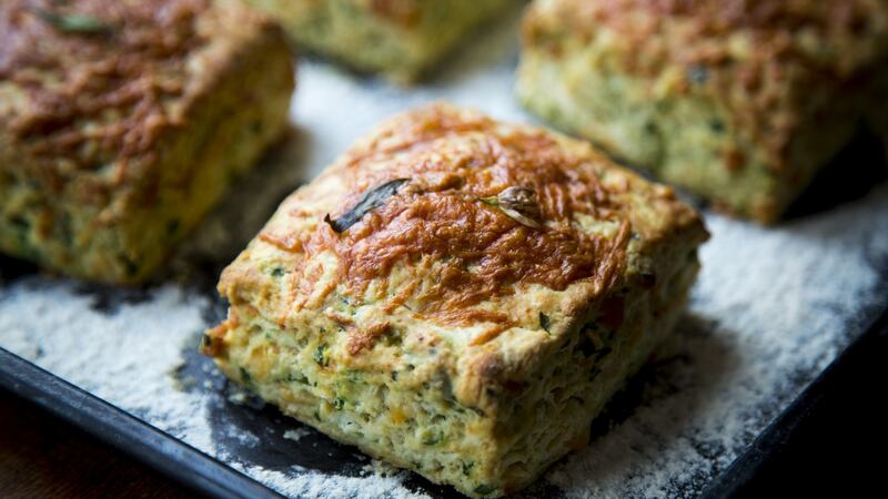 Wild garlic scones: "I can’t help but get nostalgic for Irish food. It’s the taste of home."