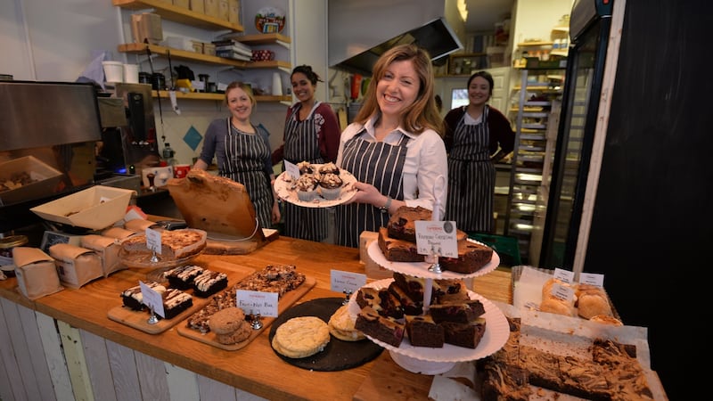 Caryna Camerino in the Camerino Bakery on Dublin’s Capel Street.  Photograph: Alan Betson
