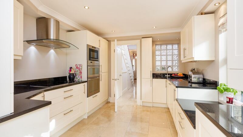 No 56 Hollybank Road, Drumcondra: The eat-in kitchen is in the return to the back of the property.