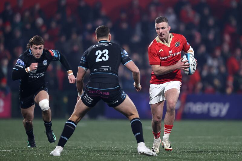 Alongside O'Mahony, Shane Daly could return from injury and boost Munster's depleted backthree stocks. Photograph: Bryan Keane/Inpho