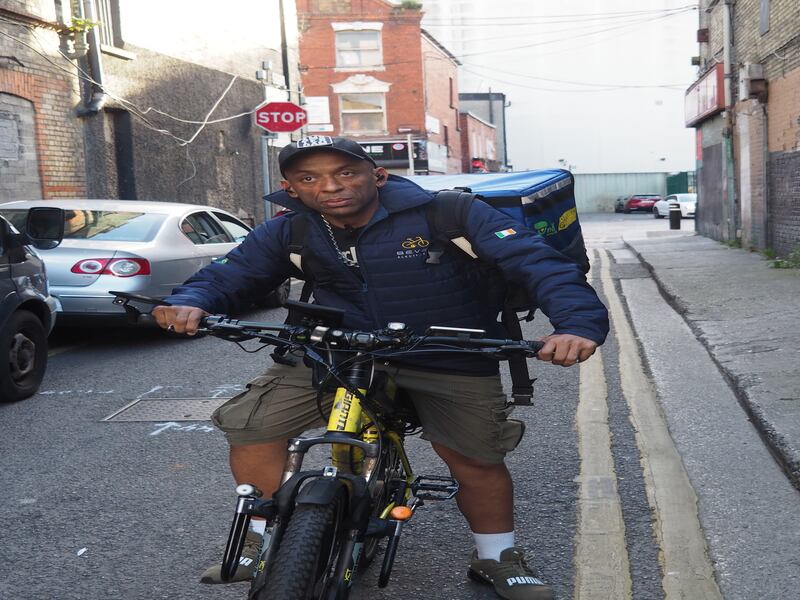 Alexandre Rissatto dos Santos (42), from Rio de Janeiro in Brazil, arrived in Ireland six months ago: 'We see everything at night, people selling or using drugs, people on the corner using heroin.'