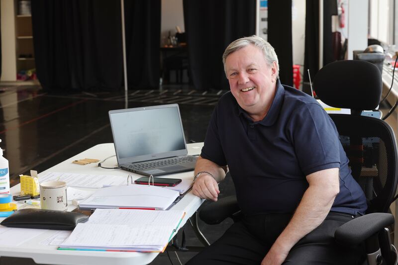 Audrey or Sorrow: stage manager Brendan Galvin. Photograph: Alan Betson

