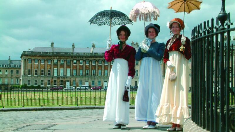 The Costumed Charity Promenade is part of the annual Jane Austen Festival
