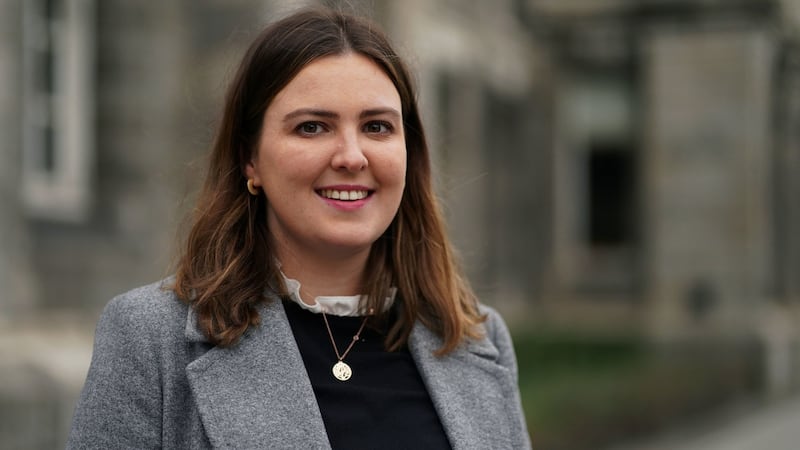 Dr Megan Hanlon in Dublin city centre. Photograph: Brian Lawless/PA Wire
