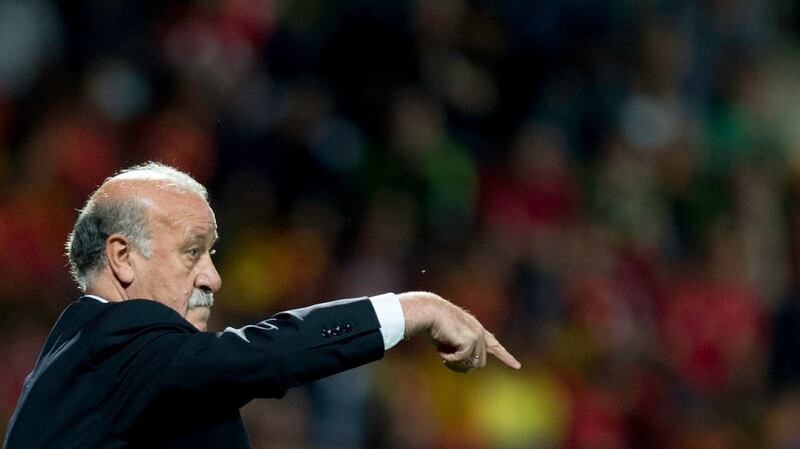 Vicente del Bosque is seeking his third major title with Spain. Photograph: Getty