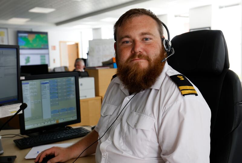 Thomas Brennan, watch officer with the Irish Coast Guard. Photograph: Nick Bradshaw