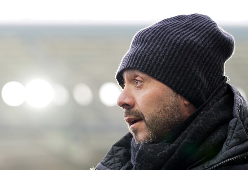 Roberto De Zerbi. Photograph: Gareth Fuller