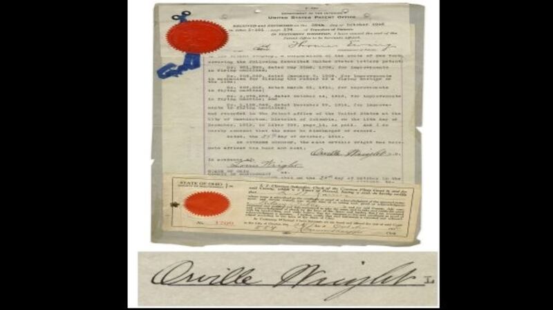 Wright letter defending his reputation as an inventor
