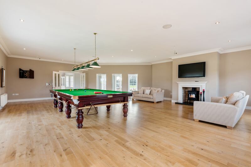 Large snooker room