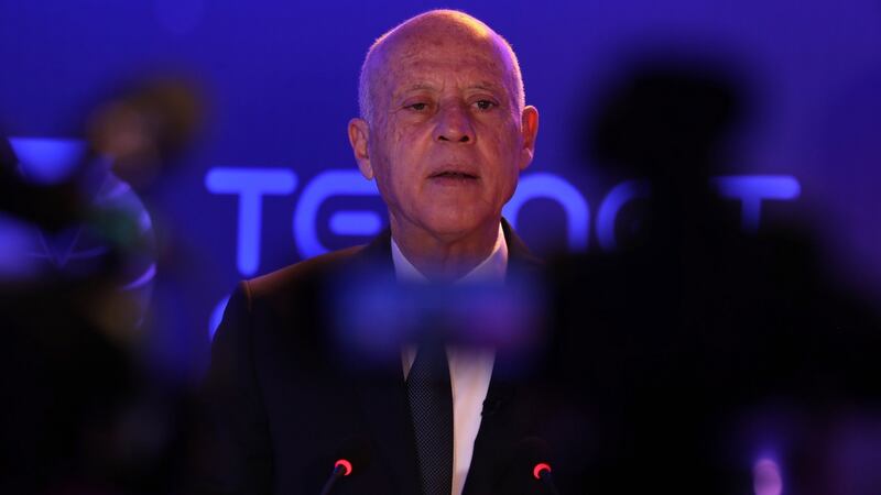 Tunisian president Kais Saied. File photograph: Mohamed Messara/EPA