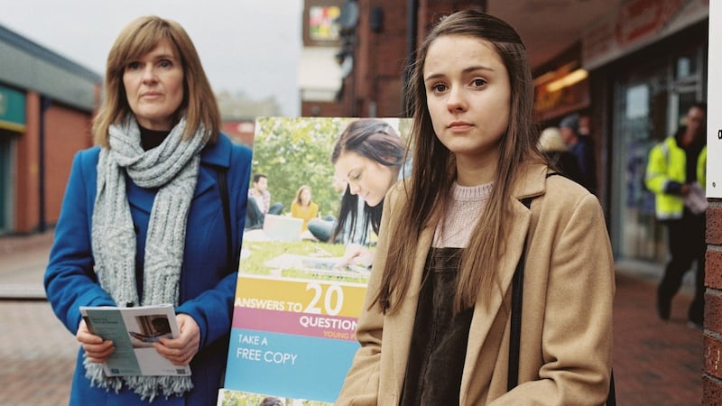 Siobhan Finneran and Molly Wright in Apostasy. “One of the aims of the film was to treat the Witnesses with a lot of respect,” says the director. Photograph: Curzon/Artificial Eye