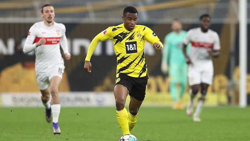 Youssoufa Moukoko is the youngest player ever to feature in the Champions League. Photograph: Getty Images