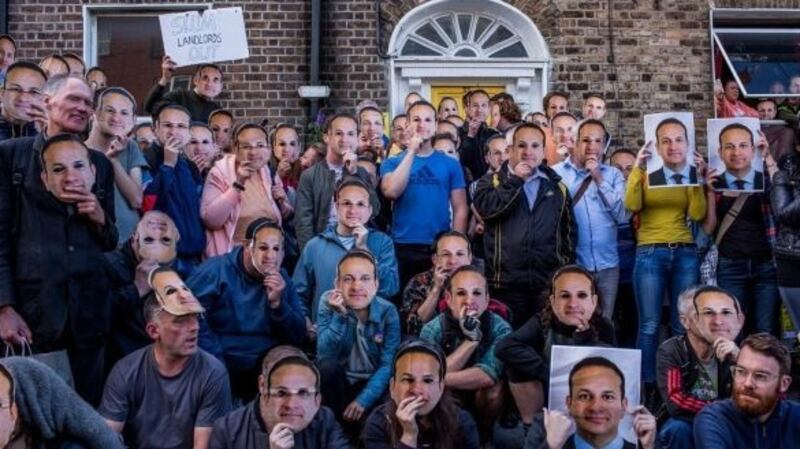 The group of housing activists occupying the property include members of Dublin Central Housing Action (DCHA) and student protest group Take Back Trinity. File photograph: James Forde