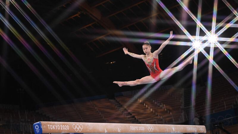 China’s Chenchen Guan took gold. Photo: by Lionel Bonaventure/AFP via Getty Images