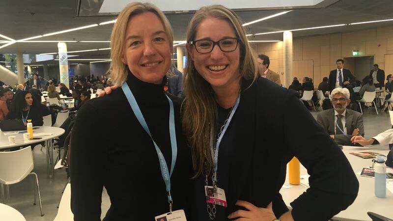 Homeward Bound: Dr Tara Shine with Melania Guerra from Costa Rica,  who is also going to Antarctica in 2019