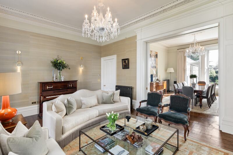 Drawing room and dining room