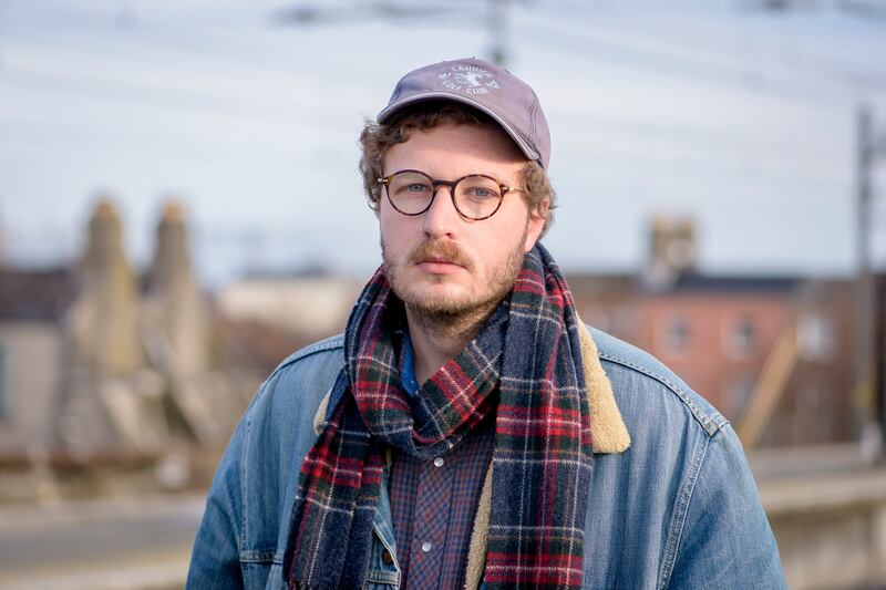 Artist Christopher Steenson uses sound and photography to forge ways of ‘listening to the future’, both through private gallery installations and public art interventions. Photograph: Louis Haugh