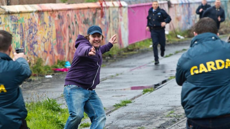 Bloodbath: Fran’s fate echoes that of David Keys, an LVF prisoner left for dead after being raped with a snooker cue. Photograph: RTÉ