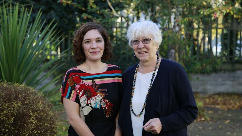 Caoimhe Kerins and Liz Waters of  An Cosán: “There is a digital divide in places such as Tallaght, where people do not have the access or the skills to use a computer.” Photograph: Nick Bradshaw
