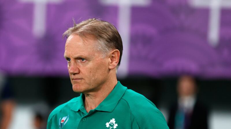 Joe Schmidt’s Ireland tenure came to an end as his side were beaten 46-14 by New Zealand in Tokyo. Photograph: Odd Andersen/AFP/Getty