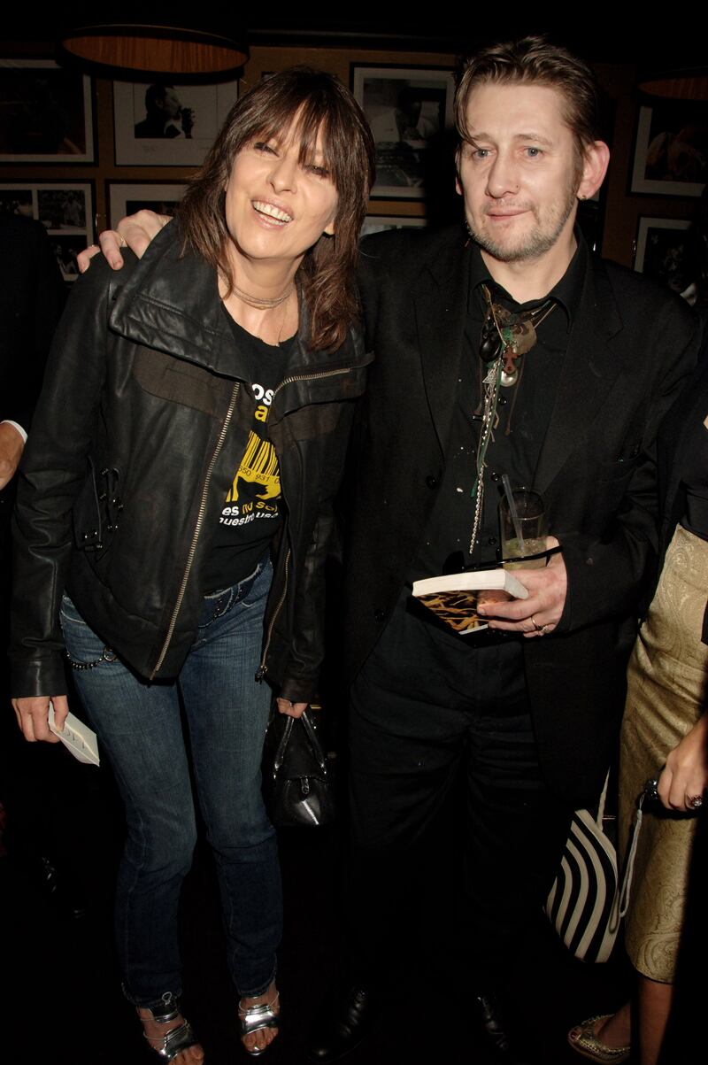 Chrissie Hynde and Shane McGowan attend the Hoping Foundation Benefit Evening hosted by Bella Freud in aid of the Hoping foundation, at Ronnie Scott's on June 21st, 2007, in London. Photograph: Dave M Benett/Getty Images