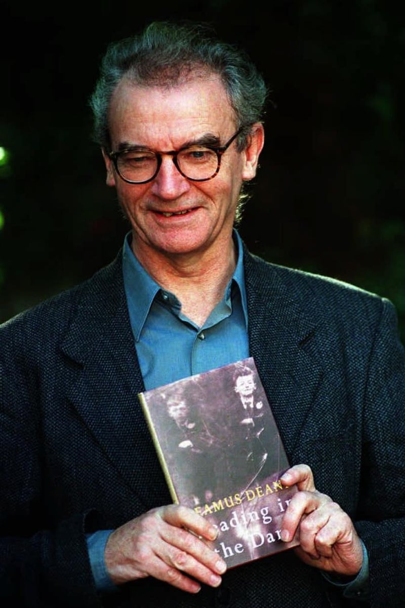 Booker Prize nominee Seamus Deane in 1996. Photograph:  David Cheskin/PA