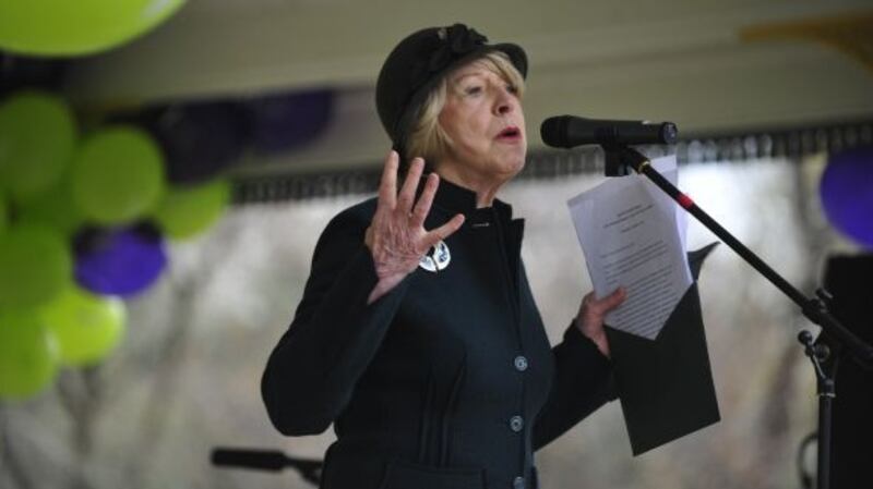 Sabina Higgins said Ireland’s rate of breastfeeding was ‘pathetically low’. Photograph: Aidan Crawley