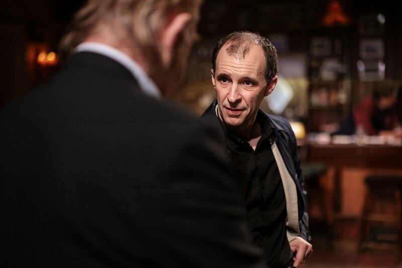 The Weir: Brendan Gleeson and Tom Vaughan-Lawlor. Photograph: Rich Gilligan