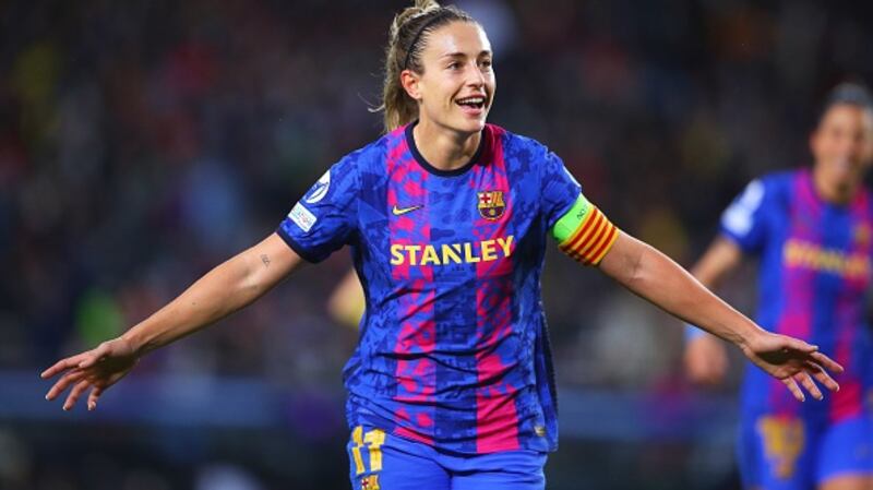 Alexia Putellas’ jersey was the highest selling on game day. Photograph:  Eric Alonso/Getty Images