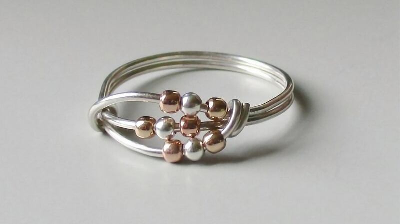 The Patti &  Ricky Deva fidget ring.  Photograph: Handout via The New York Times